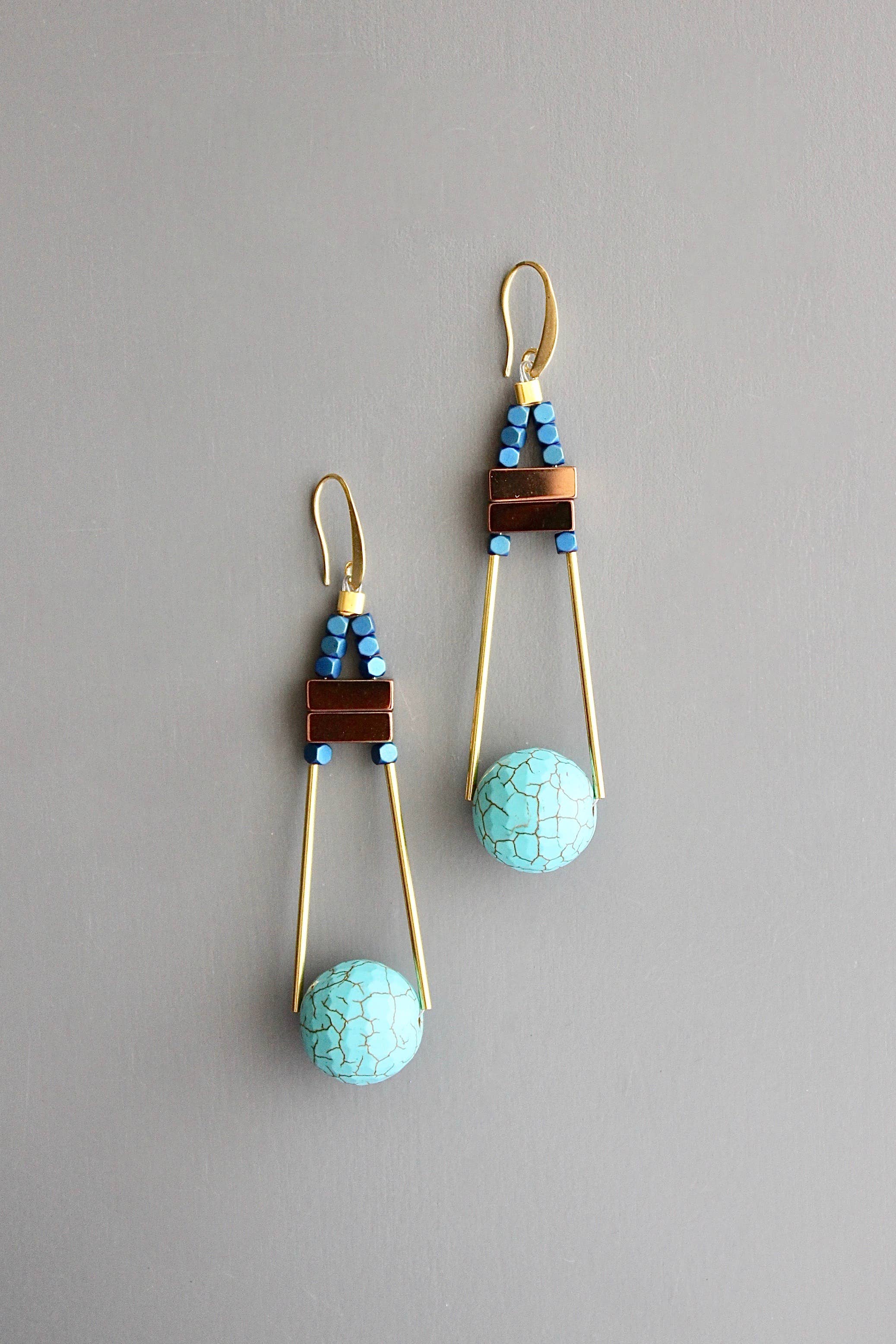 Sea Blue Earrings